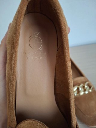 Mocassini Éram camoscio marrone donna - TG 37