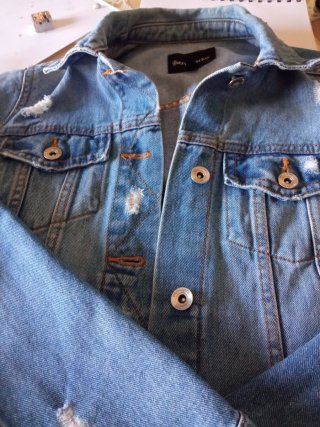 Cazadora Vaquera Stradivarius Talla S