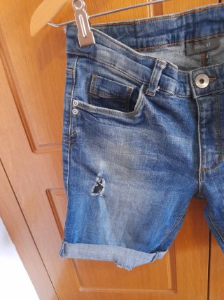 Pantalón corto vaquero Yessica azul