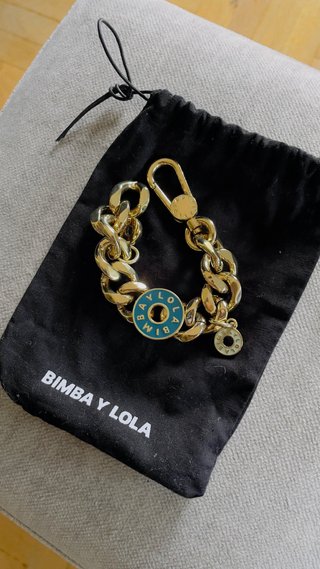 Pulsera dorada Bimba y Lola