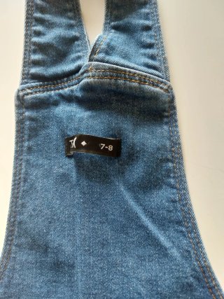 Peto vaquero niña talla 7-8
