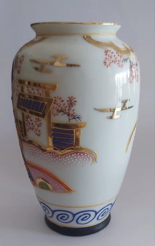 Jarrón miniatura japonés antiguo Nippon Tokusei