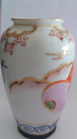 Jarrón miniatura japonés antiguo Nippon Tokusei