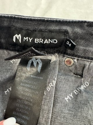 Pantalón corto vaquero hombre gris