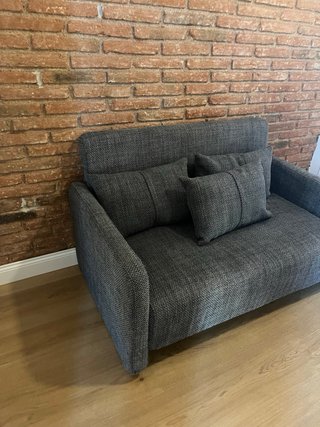 Sofá cama 140cm gris como nuevo