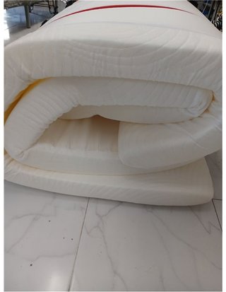 Topper 180 x 200 cm H3 - Spessore 7,5 cm - Schiuma ad alta densità per sollievo dalla pressione - Ferma - Rivestimento materasso 180 x 200 cm - con rimovibile