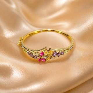 Pulsera rígida niña oro 18k  BIL-TRA2472