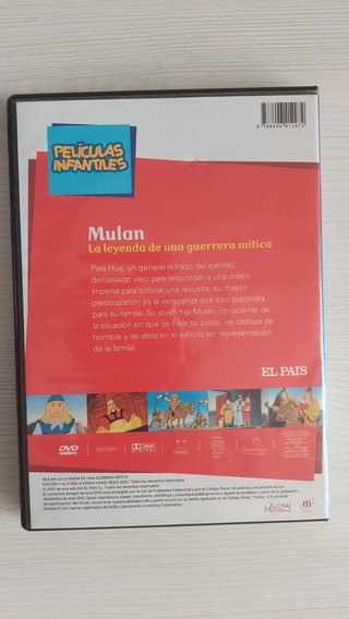 DVDs Mulan y Hansel y Gretel (Infantil)
