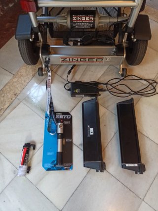 Silla ruedas eléctrica ZINGER ALLROAD plegable