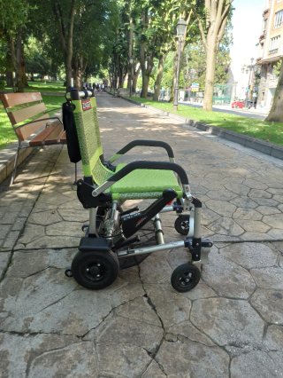 Silla ruedas eléctrica ZINGER ALLROAD plegable