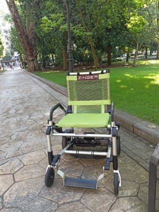 Silla ruedas eléctrica ZINGER ALLROAD plegable