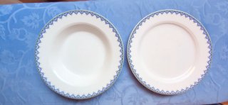 Villeroy & Boch Platos Porcelana Azul/Blanco