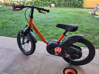 Bicicleta infantil 14 arancione