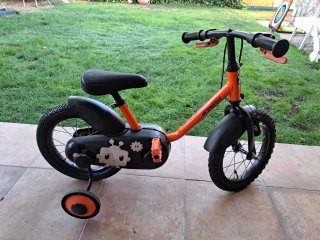 Bicicleta infantil 14 arancione