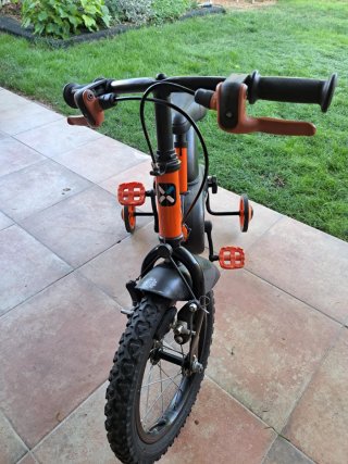 Bicicleta infantil 14 arancione