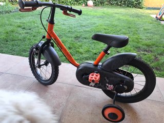 Bicicleta infantil 14 arancione