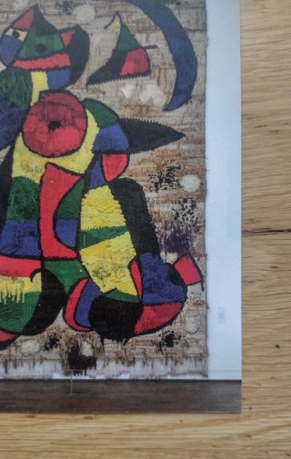 Lote 2 tarjetas tipo postal de Picasso y Miró