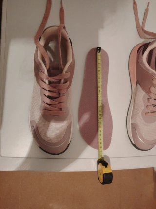 Deportivas mujer beige y rosa