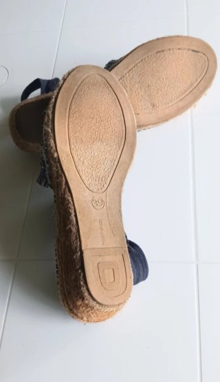 Alpargatas mujer talla 39 ajuste con gomas elástic