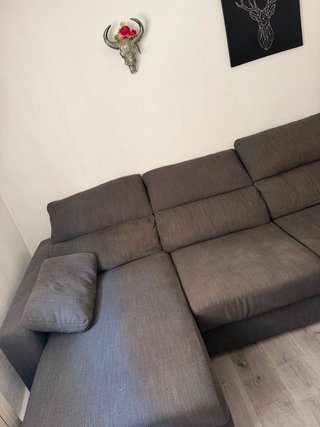 Sofá chaiselongue modular Ikea tela