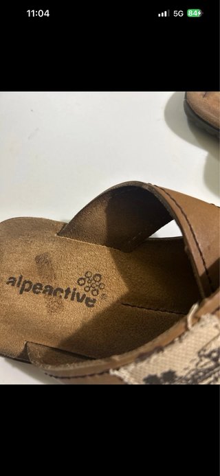 Sandalias de piel Alpe para hombre