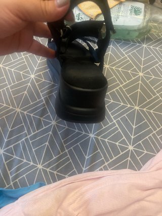Sandalias negras mujer