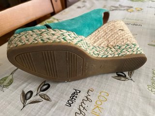 Sandalias Viguera esparto tacón alto