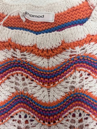 Jersey Promod Crochet Algodón