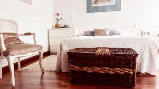 Baúl Mimbre Salón/ Dormitorio, Terraza.