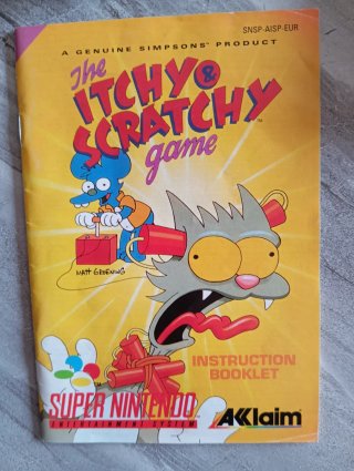 The Itchy & Scratchy Game SNES (Super Nintendo)