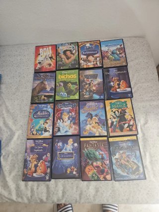 Lote 19 DVDs Disney y Pixar (Español)