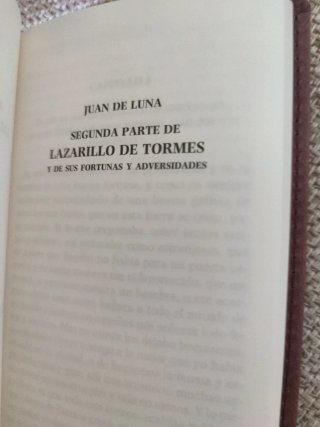 Segunda parte de la vida de Lazarillo de Tormes...