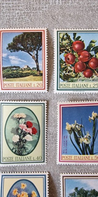 Serie francobolli Repubblica italiana