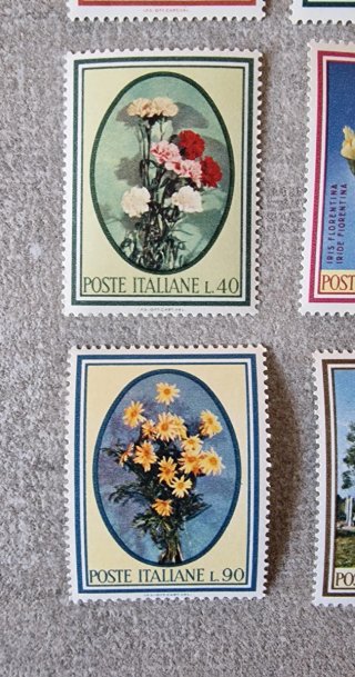 Serie francobolli Repubblica italiana