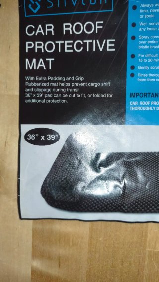 Alfombrilla Protectora Techo Coche Silvton