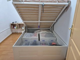 Cama Canapé Doble Almacenamiento Ikea