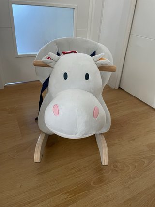 Caballito balancín peluche bebé