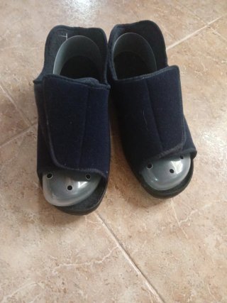 Zapatos ortopédicos azul oscuro