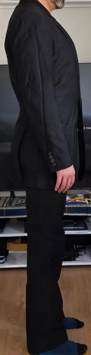 Traje Zara Azul Marino Blazer 48 Pantalón 38