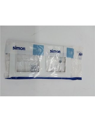 SIMON - Marco Interruptor de Pared - 2 Elementos - Compatible con Mecanismos Simon 10 - Apto para Interiores - Fácil de Montar - Comp