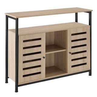 Credenza Warrington 100x37x82cm · Metallo · Vetrine