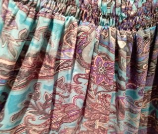 Vestido largo estampado boho