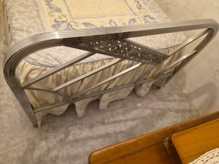 Cama antigua níquel 110 cm