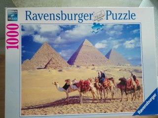 Puzzle Ravensburger 1000 piezas.  Pirámides Giza