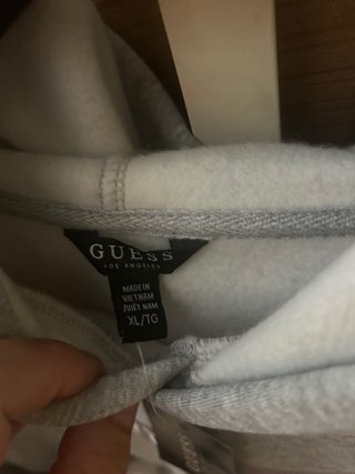 Felpa Guess nuova XL grigia