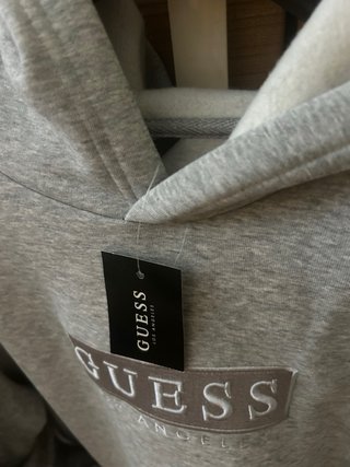 Felpa Guess nuova XL grigia