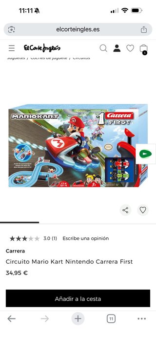 Circuito Mario Kart Carrera First