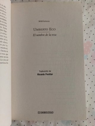El nombre de la rosa