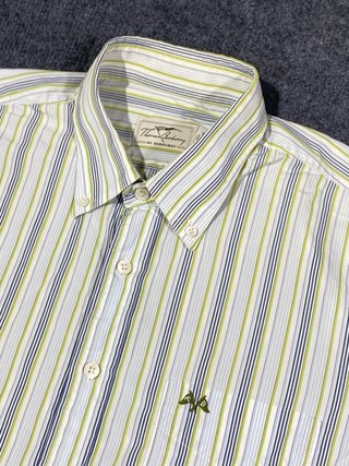 Camisa vintage Thomas Burberry Rayas Talla XL