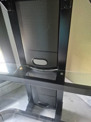 OCASION Soporte TV BELLO cristal y metal